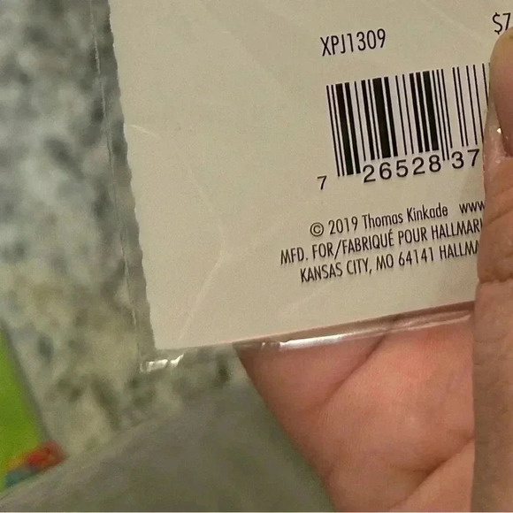 thomas kinkade painter of light christmas pop up hallmark card collectible - Picture 9 of 9